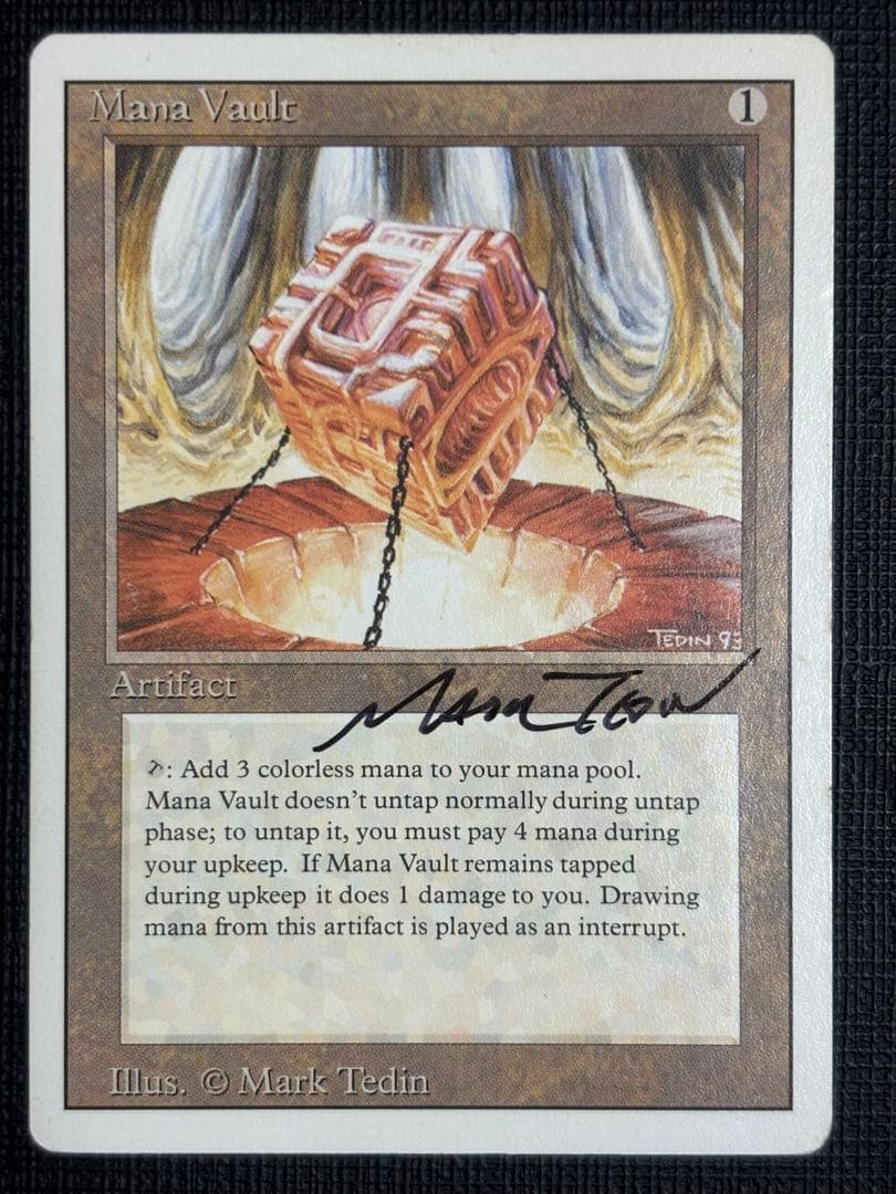 マジック：ザ・ギャザリング Mana Vault signed