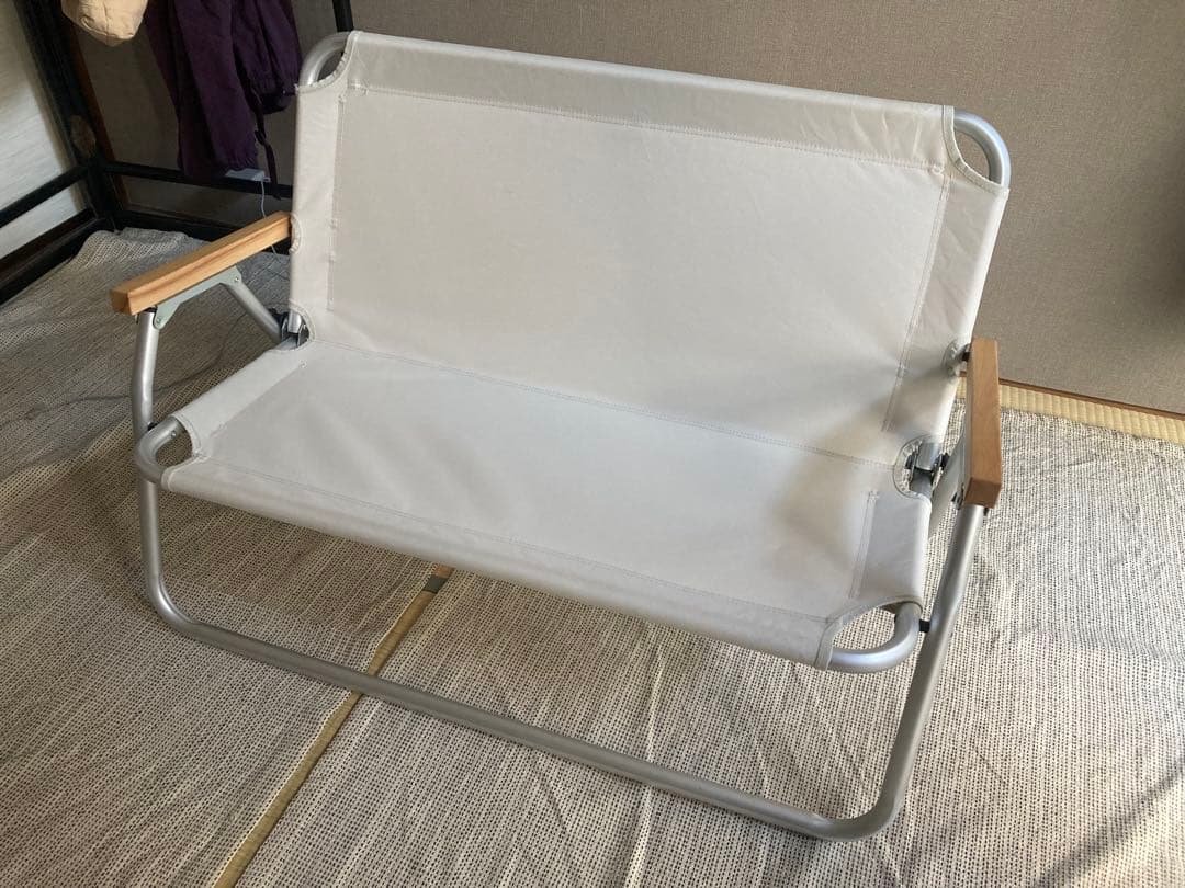 無印良品　ベンチ　アルミ　折りたたみ