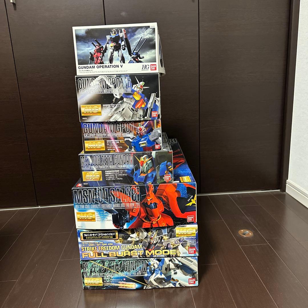 ガンプラ　ストライクフリーダムフルバーストモード他ガンプラセット