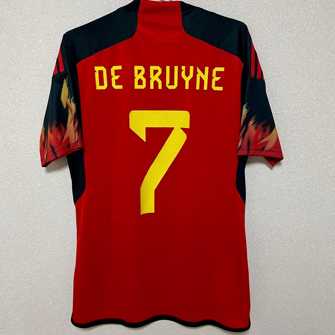 【正規品】ベルギー代表 2022 W杯 ホーム デ・ブライネ L オフィシャル