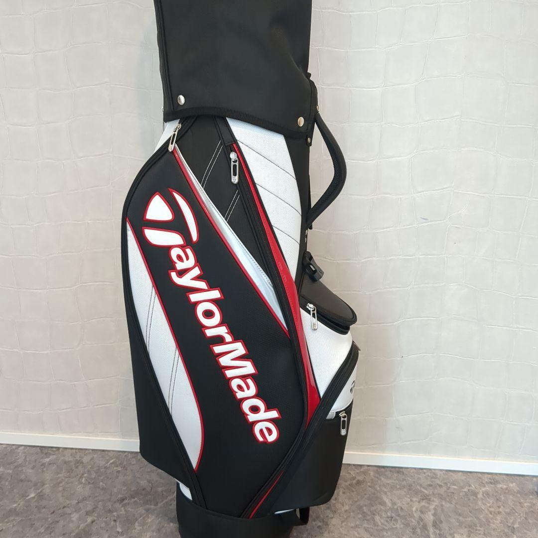 TaylorMade キャディバッグ ブラック/ホワイト/レッド