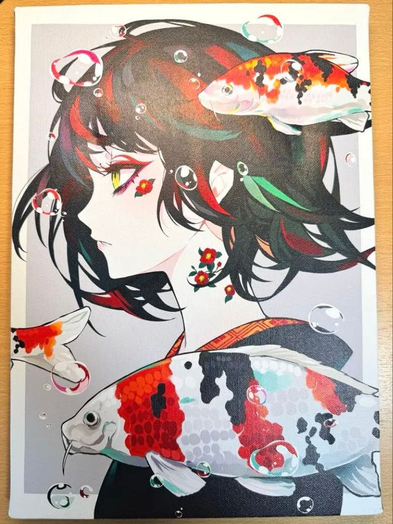 LAM キャンバスアート 「鯉」B4