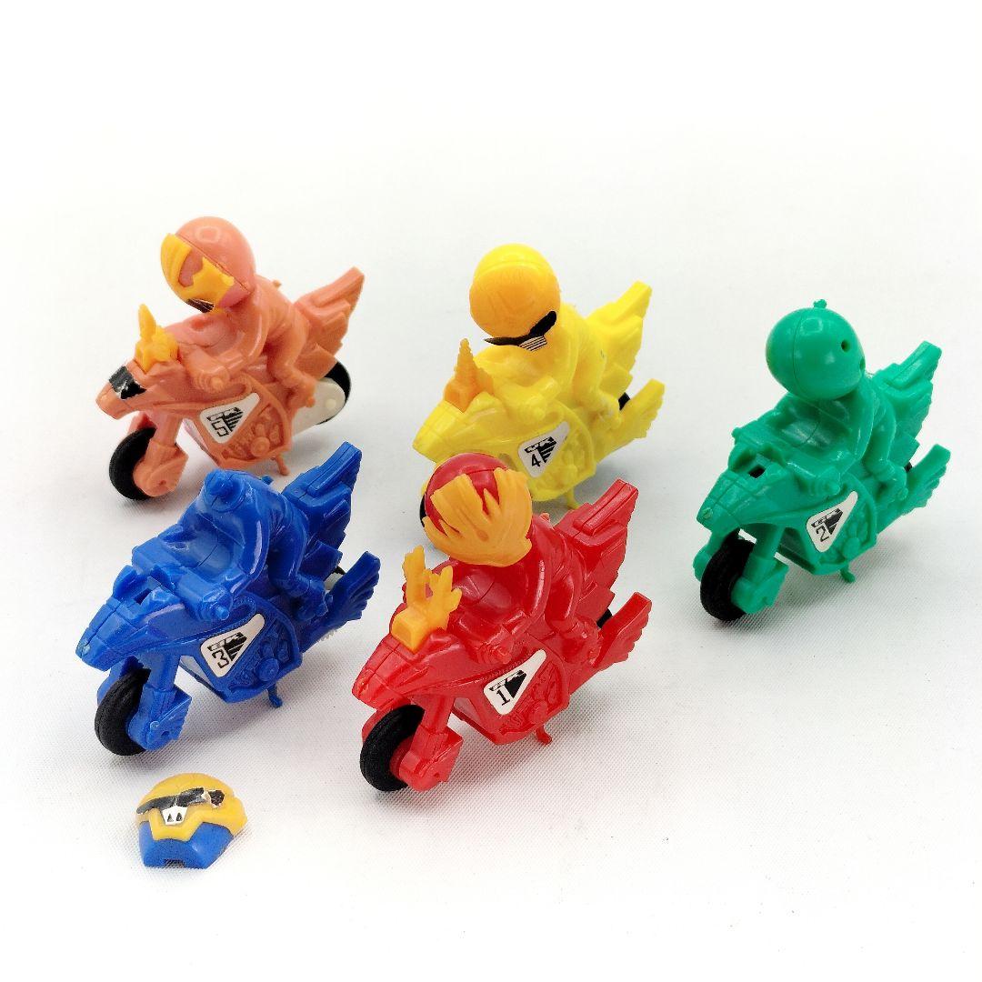 当時物 五星戦隊ダイレンジャー SD バイク フィギュア 食玩 5種 現状
