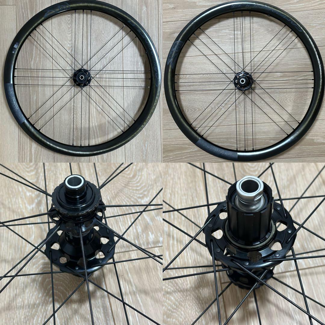 超美品カンパニョーロSHAMAL CARBON DB カーボンホイール前後セット