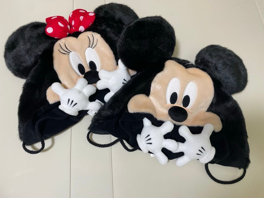 ディズニー　ファンキャップ　ミッキー　ミニー