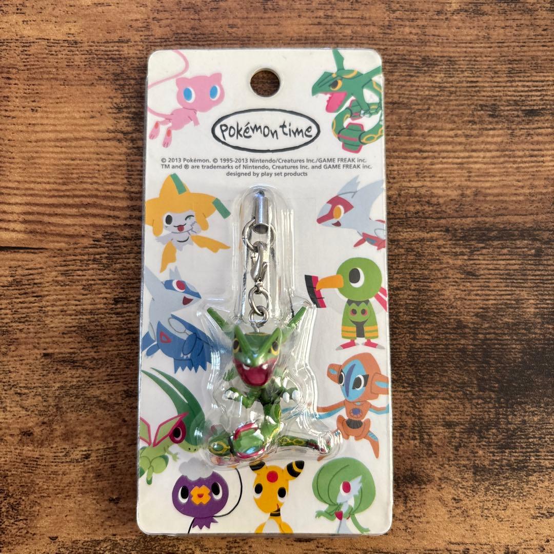 未開封　ポケモンセンター限定　ポケモンタイム　レックウザ ストラップ