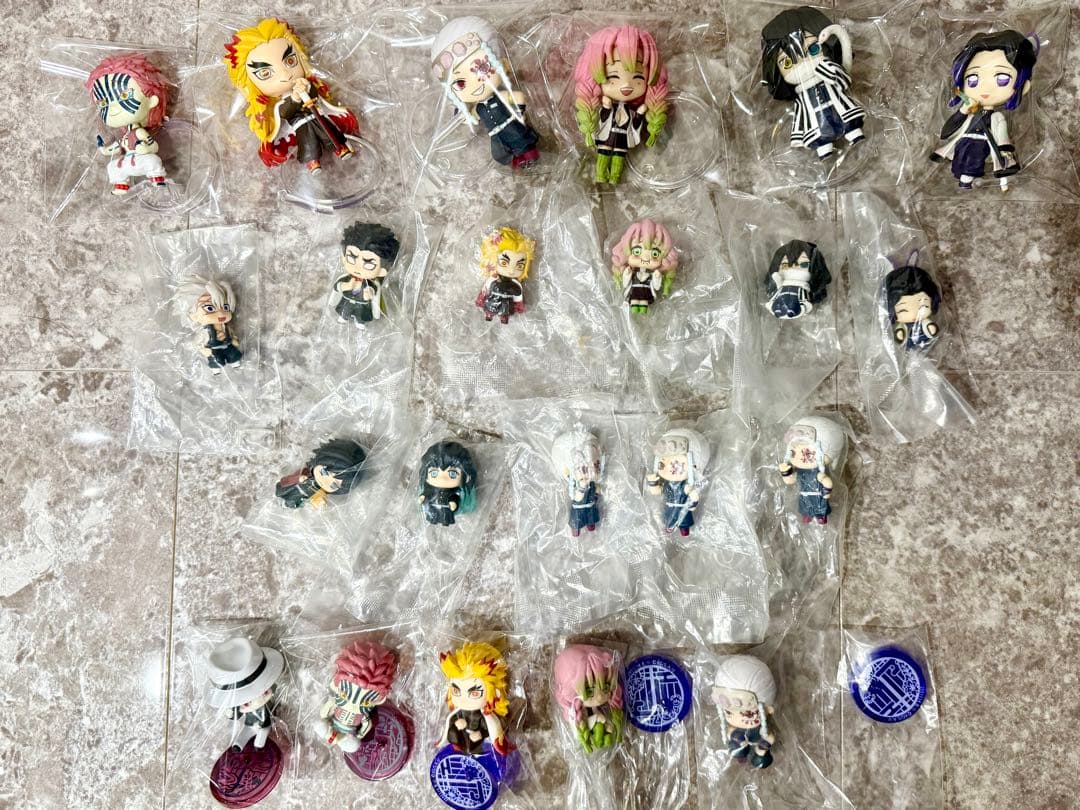 鬼滅の刃　ガチャガチャ　まとめ　ちまっきゃら　ならぶんです　すわらせ隊