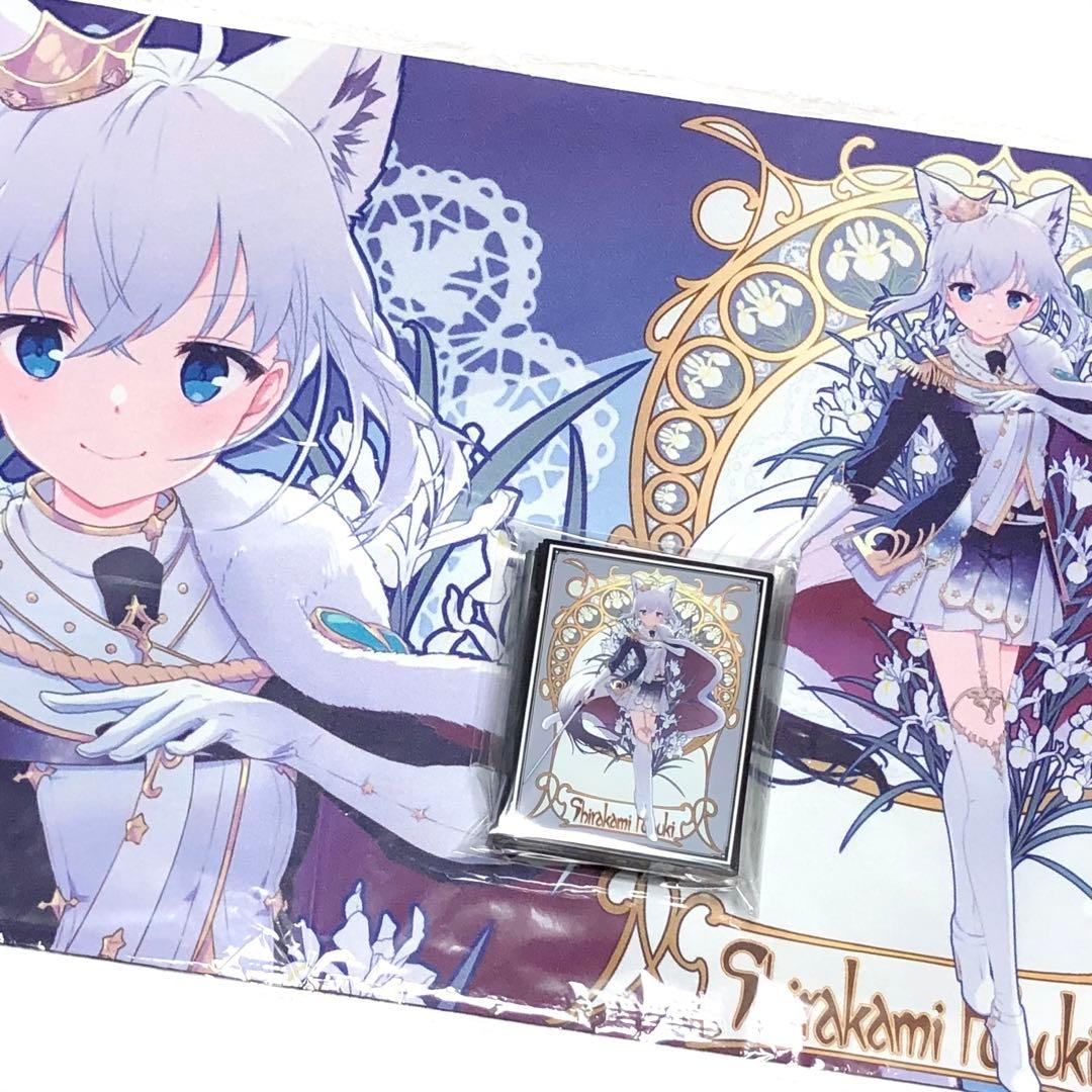 ホロライブ 白上フブキ ミュシャ カードスリーブ プレイマット セット jj