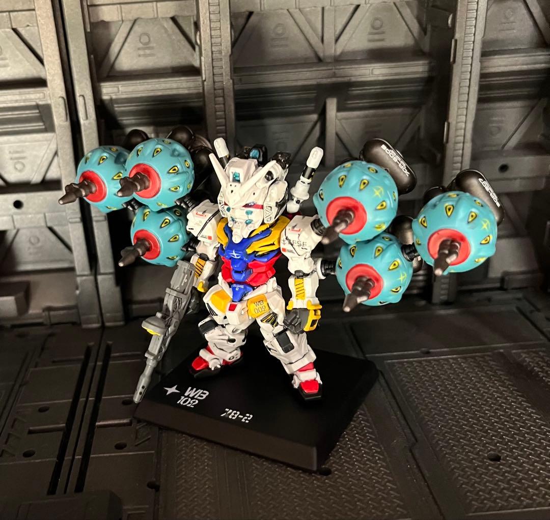 ガンダムコンバージ　白いガンダム　フルビット　加工　リペイント