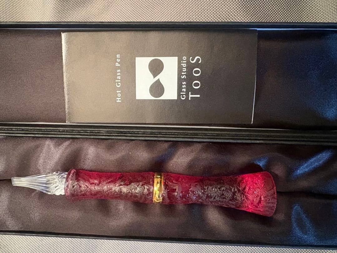 ガラスペン　Glass Studio Toos リボンニブ