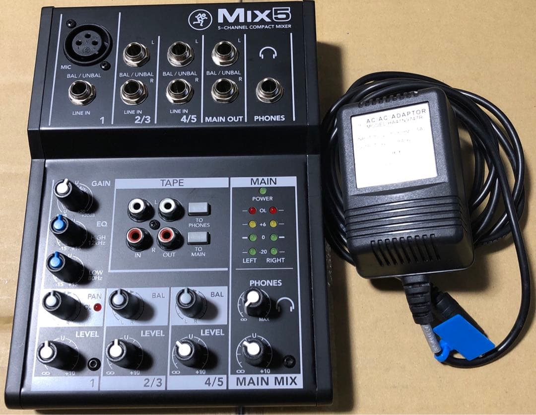 配信機器・PA機器・レコーディング機器 mackie mix5