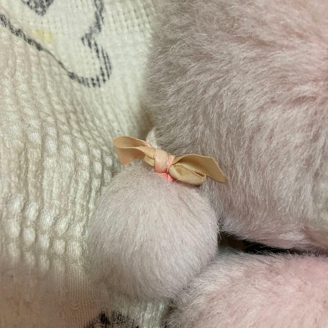 昭和レトロ　メーカー名不明　プードル　ぬいぐるみ　中古品