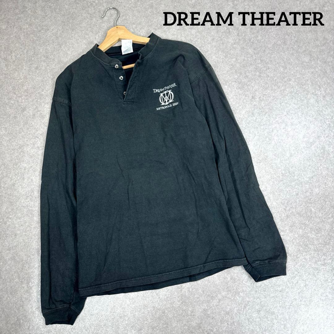 希少 00s DREAM THEATER ヴィンテージ ヘンリーネック バンT