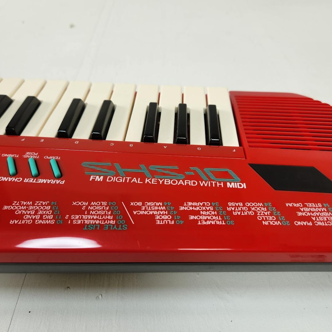 YAMAHA SHS-10R ショルキー レッド ショルダーキーボード MIDI