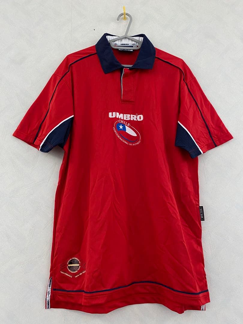 美品 UMBRO チリ代表 99/00シーズン ホームモデル ユニフォーム M