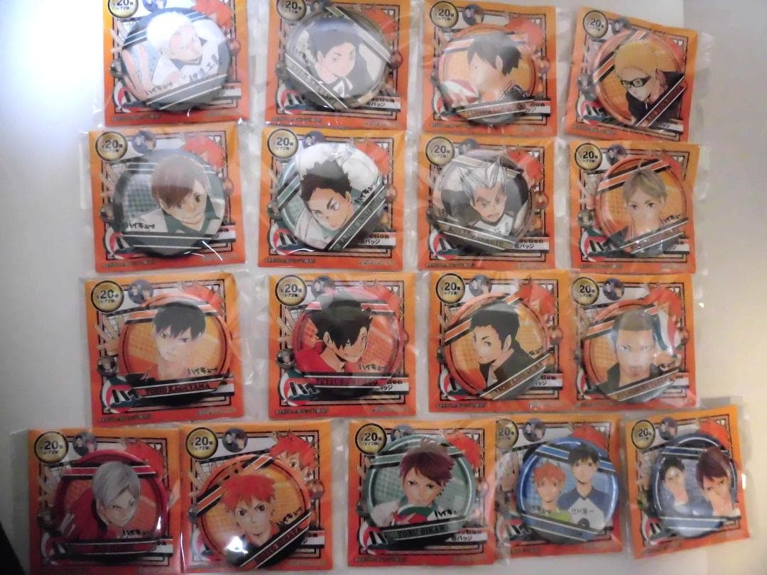 ハイキュー!! collection缶バッジ 17種類 レア含む