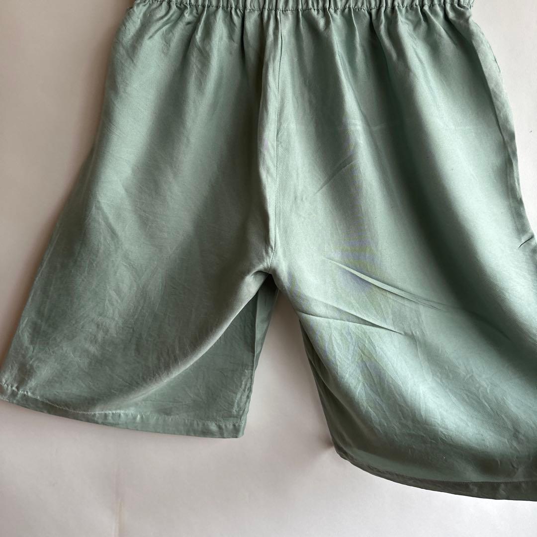 Opera sport +veneda ミントグリーン ハーフパンツ シルク