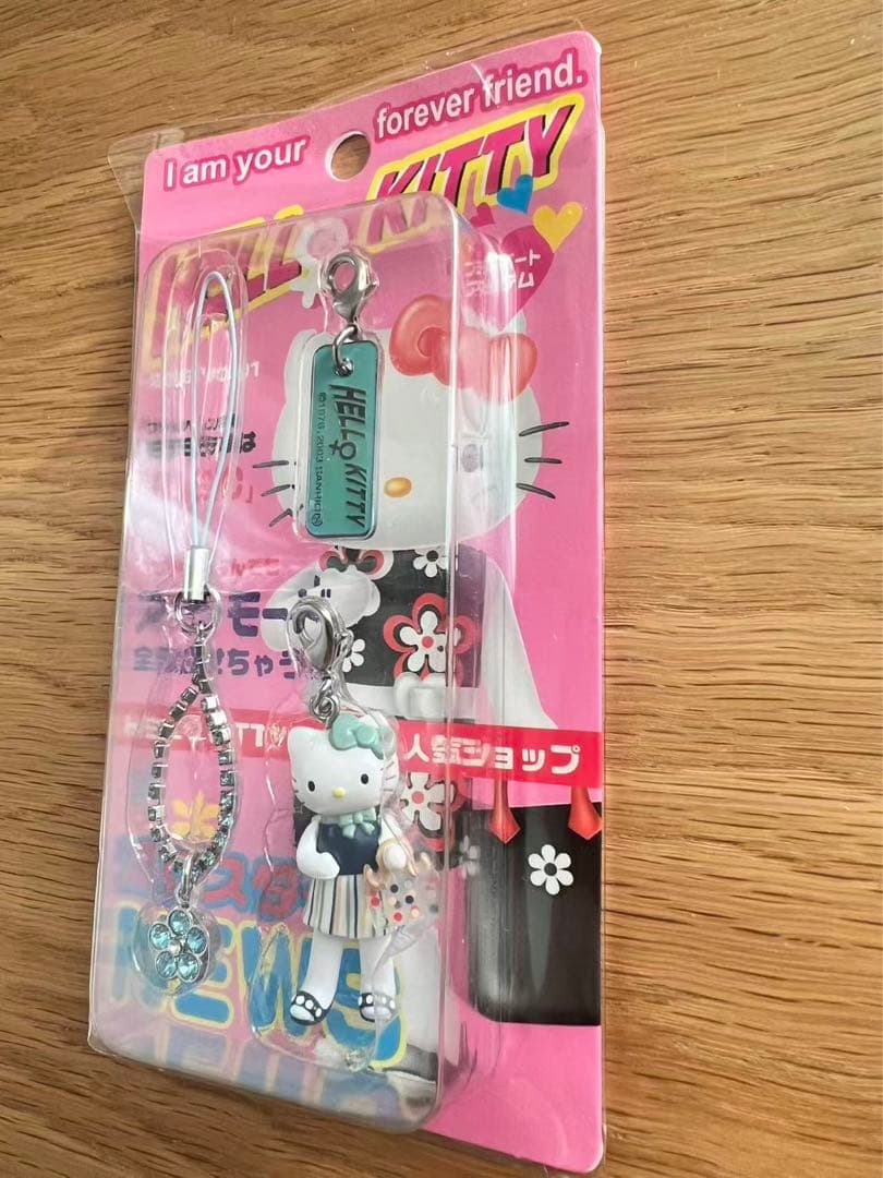 GIRLS！ ハローキティ ラインストーンストラップ 2003年