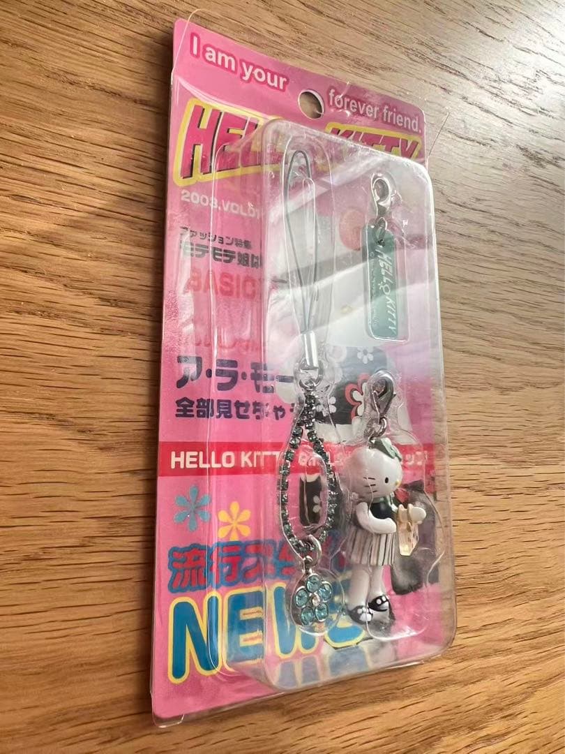 GIRLS！ ハローキティ ラインストーンストラップ 2003年