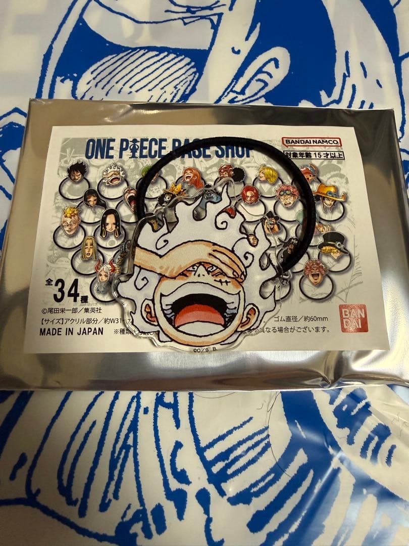 ONEPIECE かおかおおかおヘアゴム ルフィ ニカ BASE SHOP