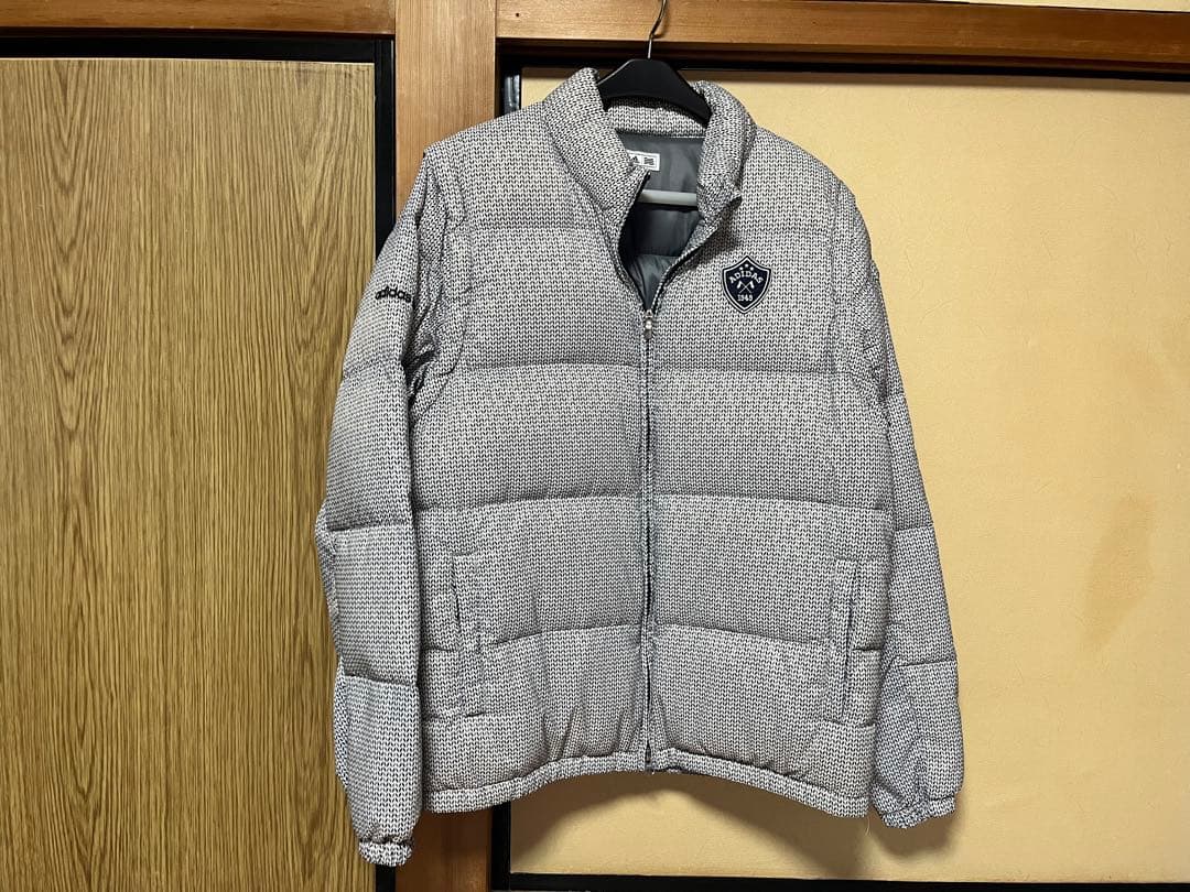 adidas ダウンジャケット L/G グレー系