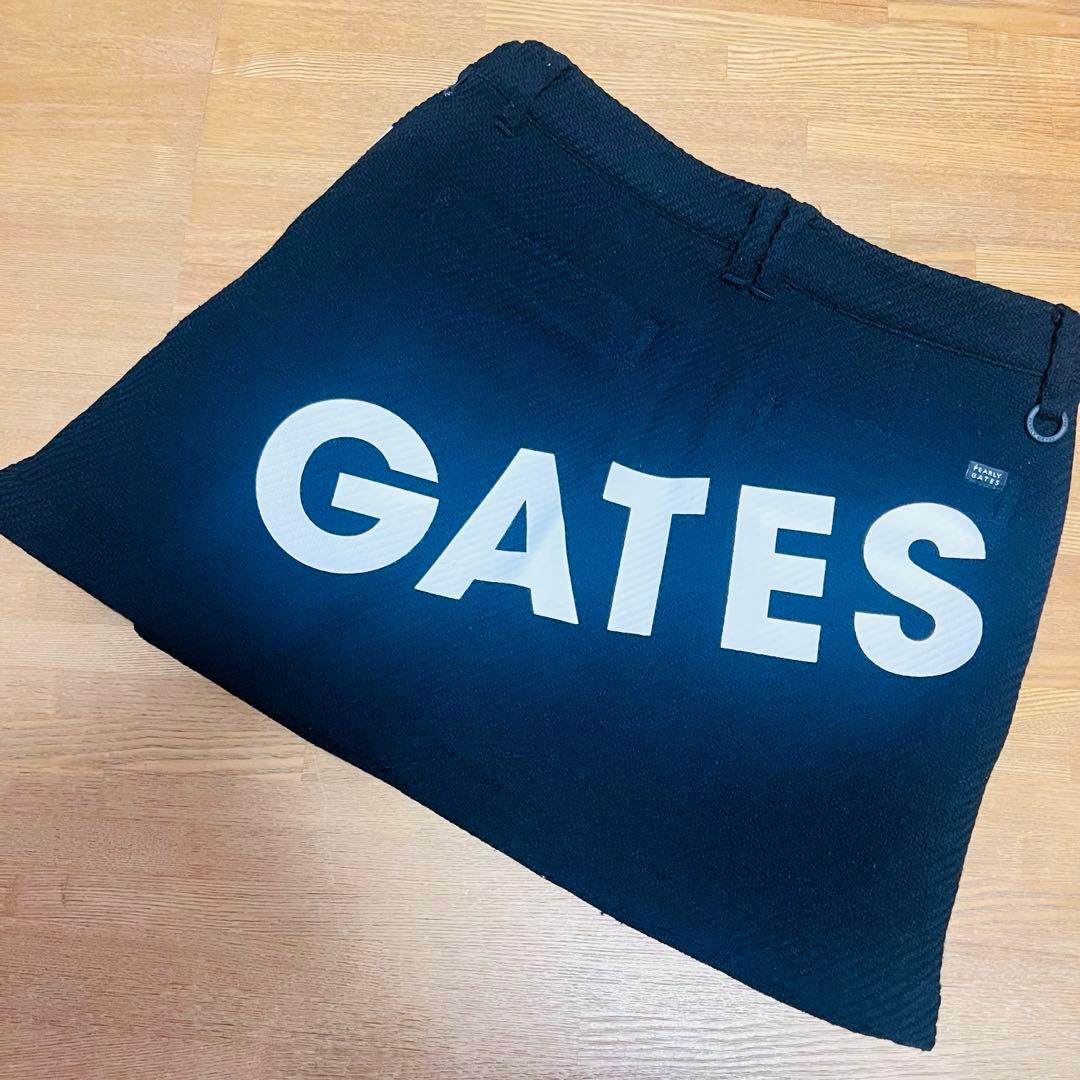 PEARLY GATES ブラックスカート サイズ1