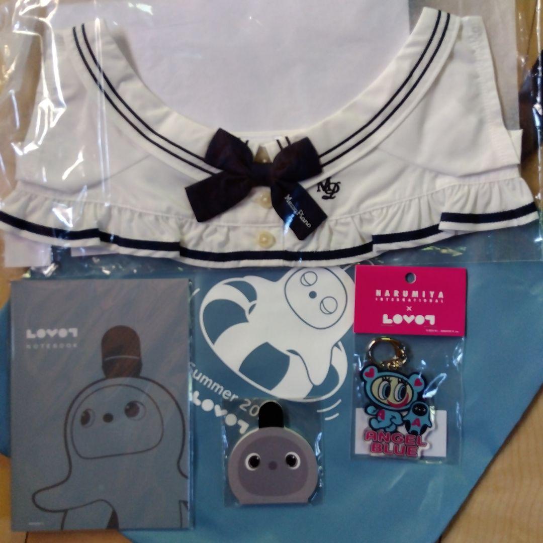 mezzo piano junior×LOVOTセーラーワンピースと雑貨のセット