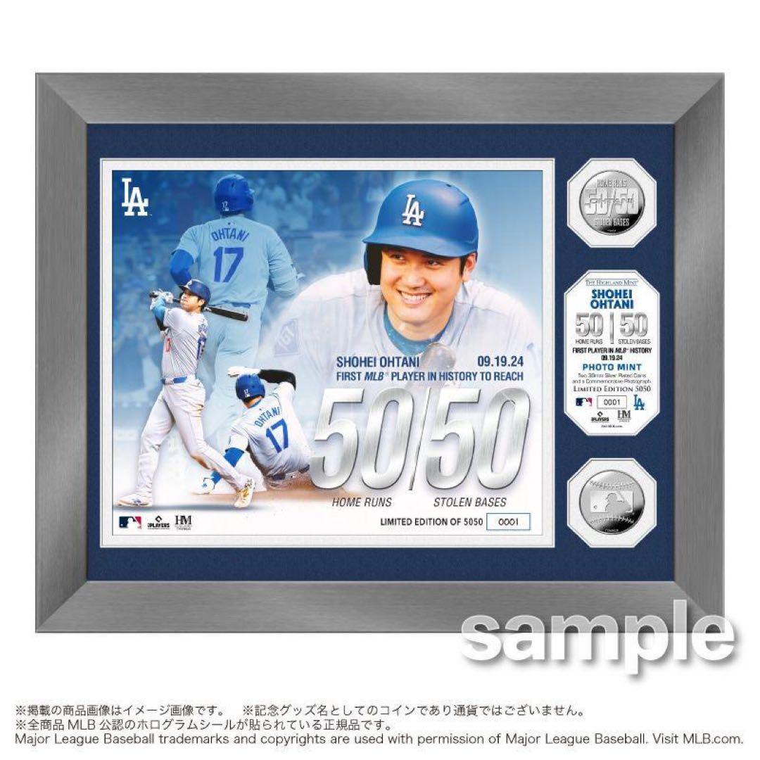 【711】ドジャース 大谷翔平 50-50達成記念 ダブルフォトミント