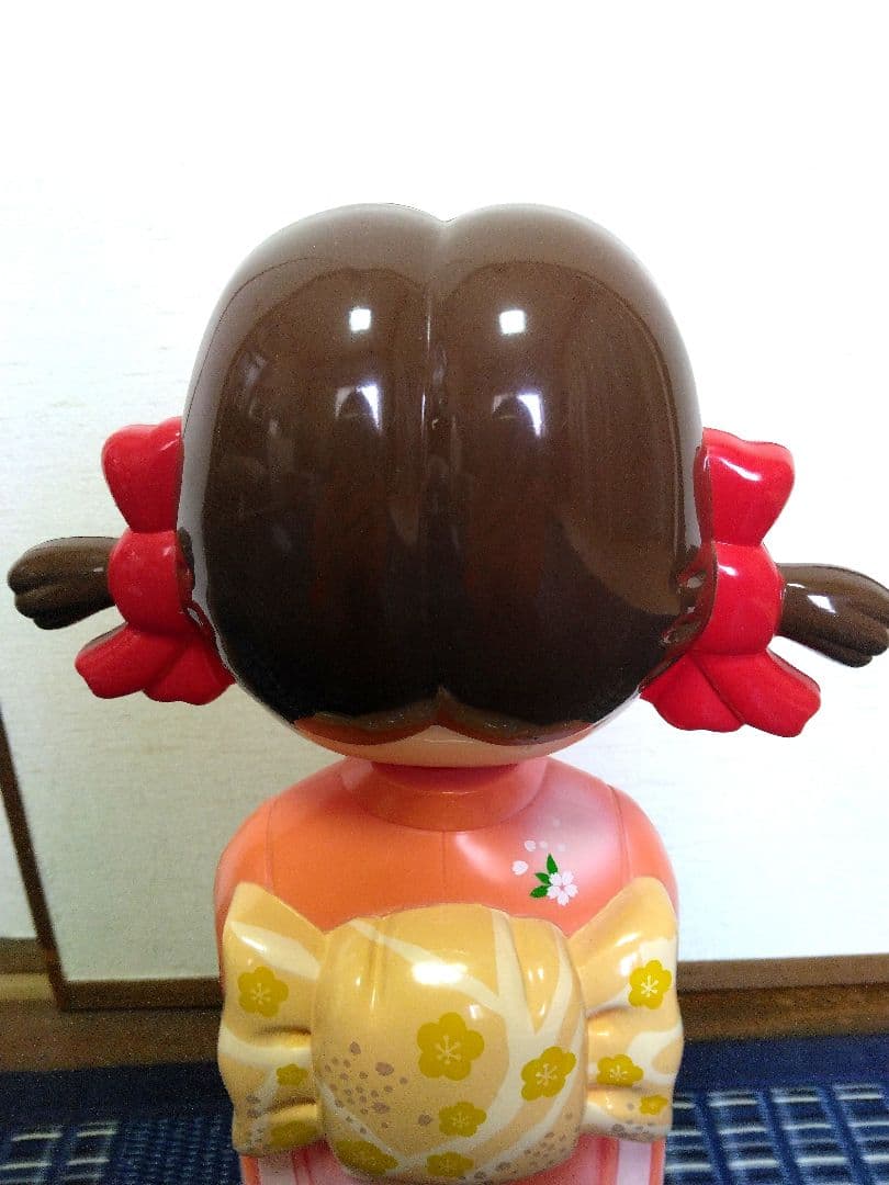 非売品 不二家 2003 親子でケーキづくり イベント ペコちゃん 首振り人形