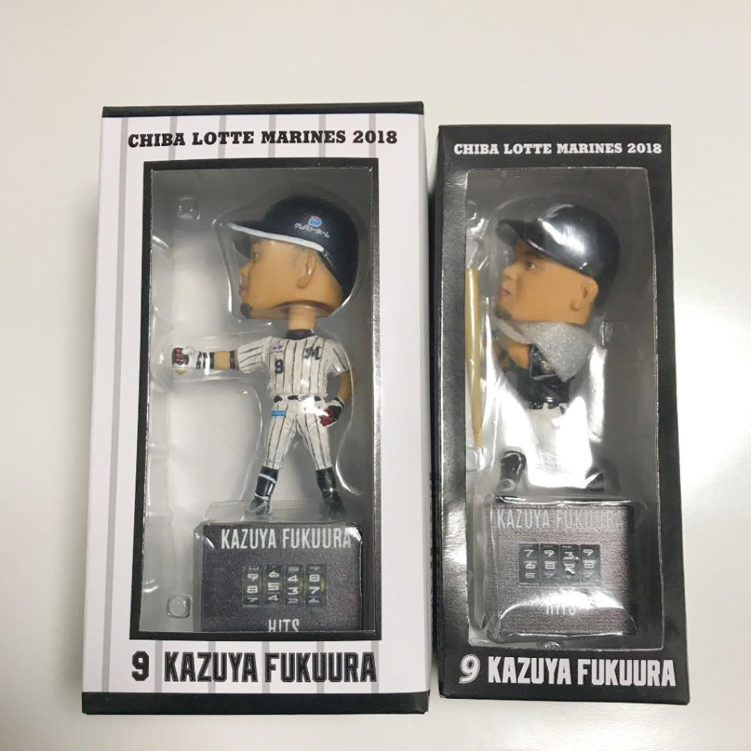 千葉ロッテマリーンズ 福浦和也 ボブルヘッド フィギュア 完売品 2個セット