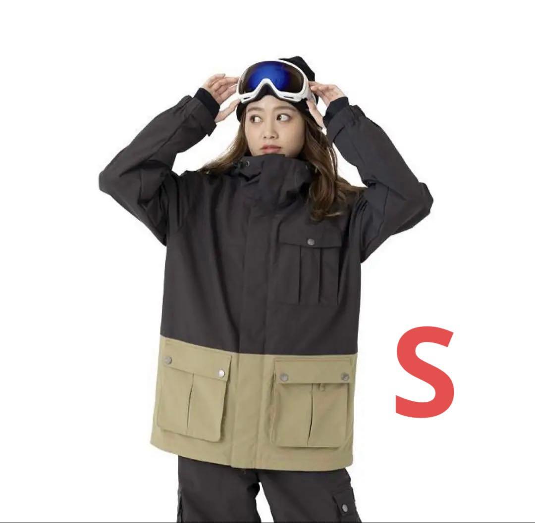 新品　OP スノーウェア ★ジャケットのみ★ Sサイズ　黒／カーキ
