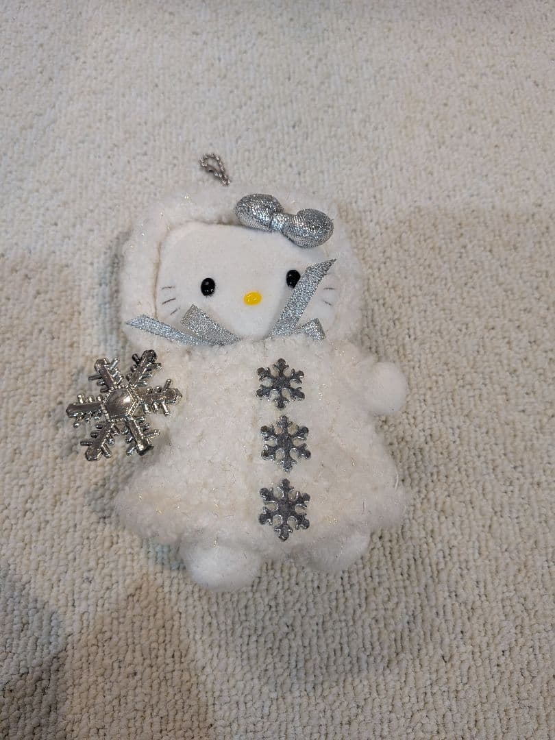 ハローキティ クリスマスぬいぐるみマスコット　雪の精　2002　レトロ
