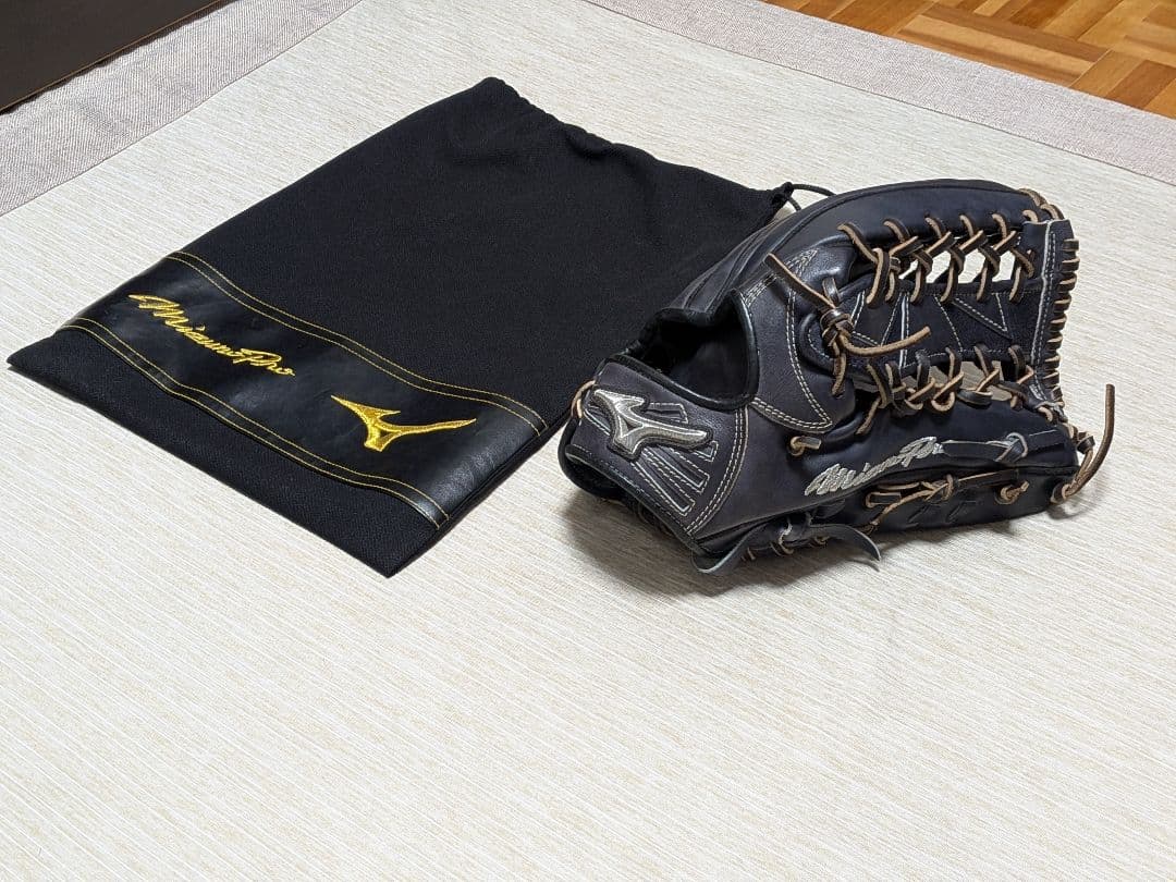 Mizuno Pro 外野手用グラブHAGAJAPAN【耕作】　グラブ袋付き