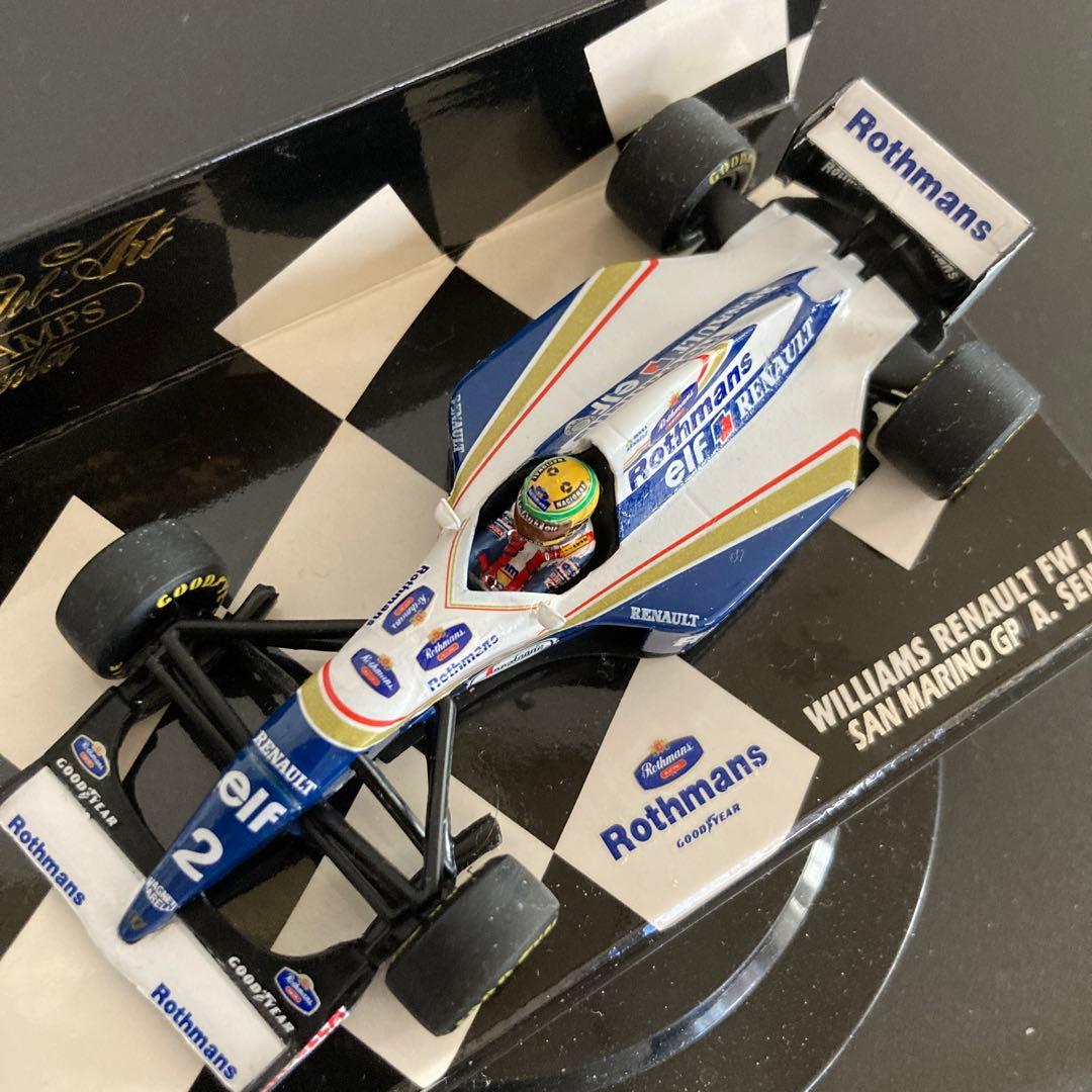 ミニチャンプス F1 ウィリアムズ FW16 ロスマンズ仕様 アイルトンセナ
