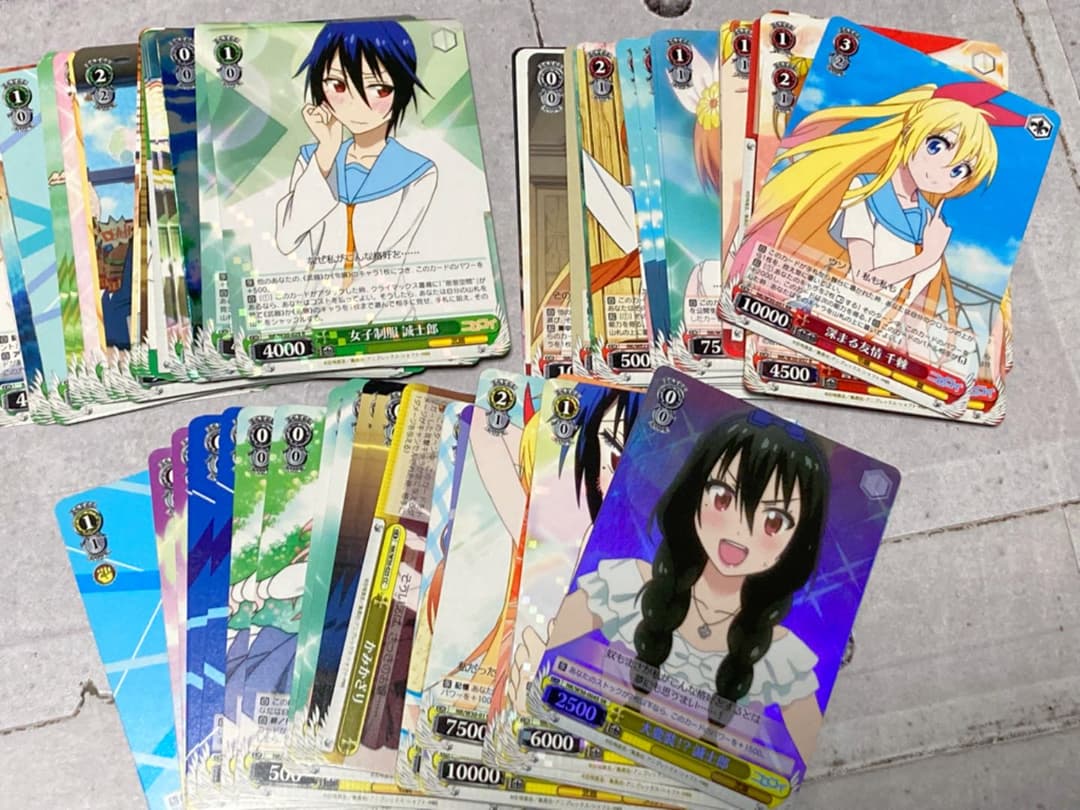 ヴァイスシュヴァルツ　ニセコイ　デッキパーツ　黄赤緑　セット