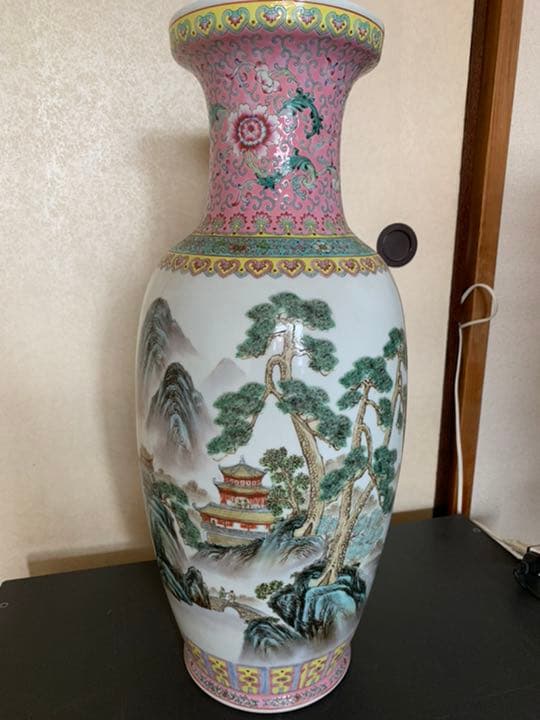 花瓶 中国美術　景徳鎮製　年代物
