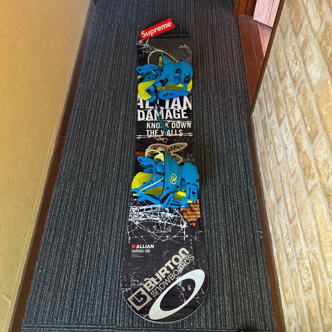 ALLIAN DAMAGE 150スノーボード FLOW ビンディング　ブーツ