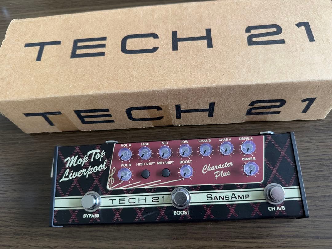 ギター TECH 21 Mop Top Liverpool SansAmp