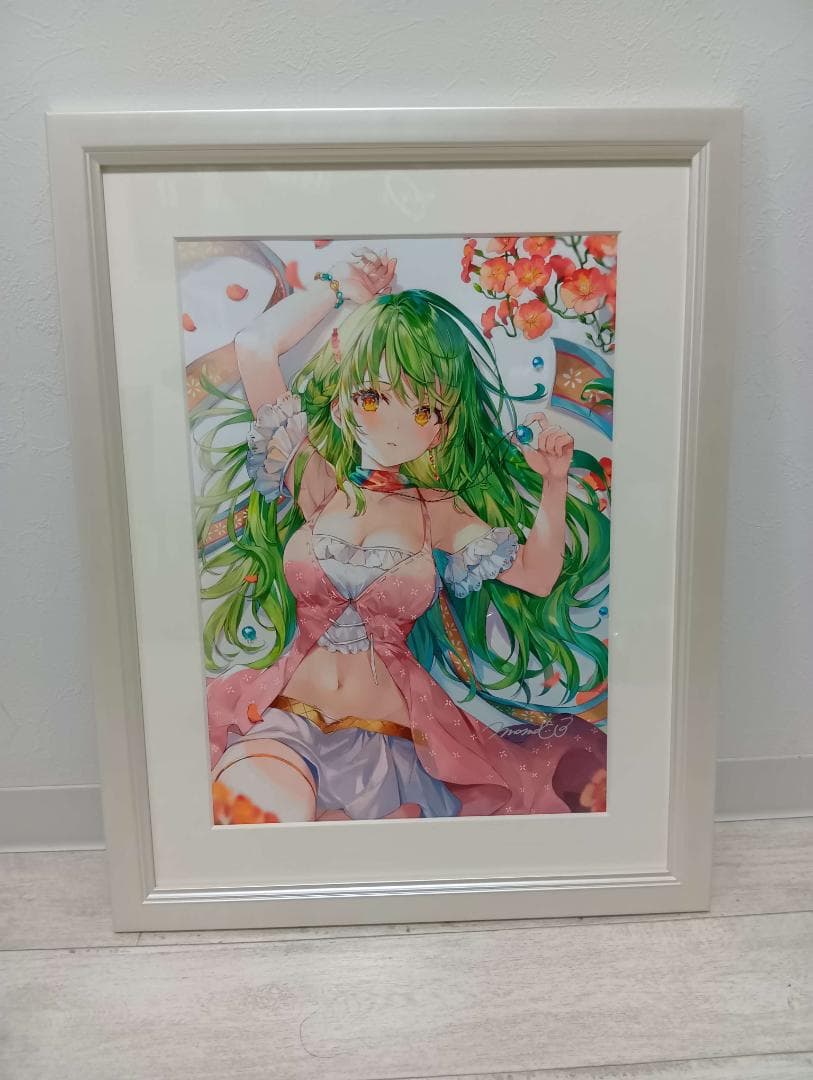 ももこ 直筆サイン入り複製原画 「dolcemente」 A3サイズ