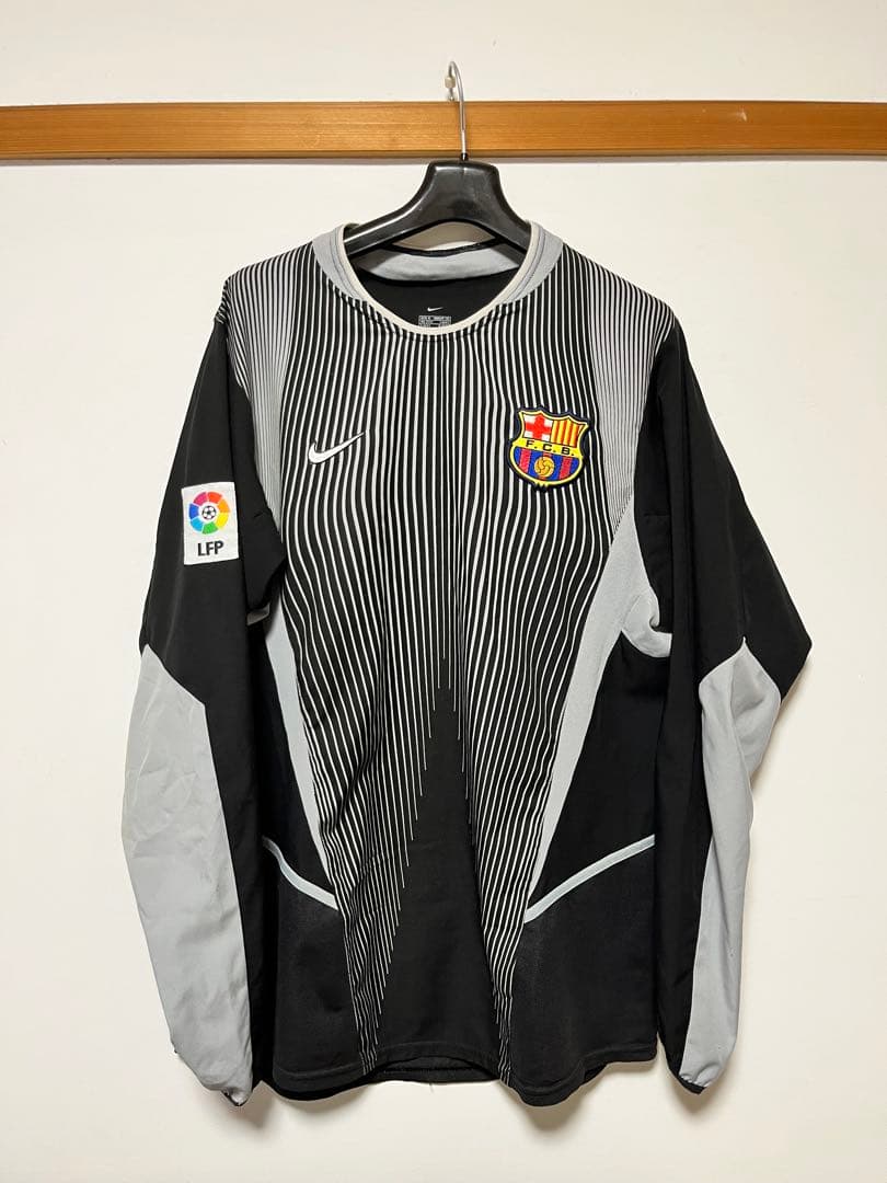 NIKE FCバルセロナ GKユニフォーム 長袖 Mサイズ ブラック 美品