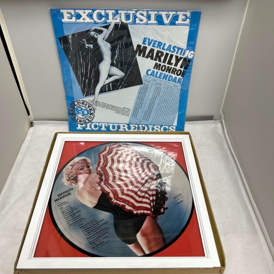 マリリン・モンロー　額入　レコード【長期保管品】