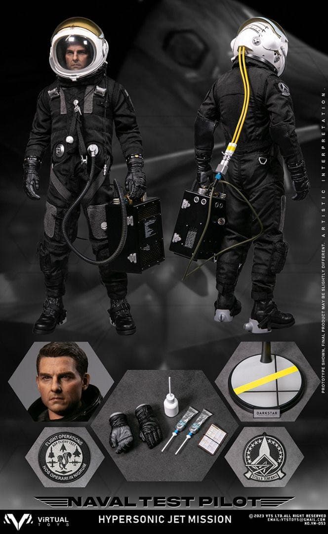 VTS TOYS VM-053 テストパイロット1/6トップガン　トムクルーズ