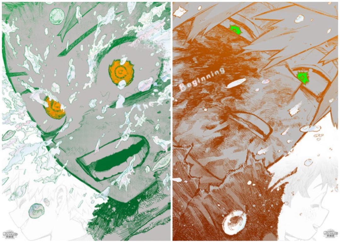ヒロアカ 原画展 アートポスター 2枚セット biginning
