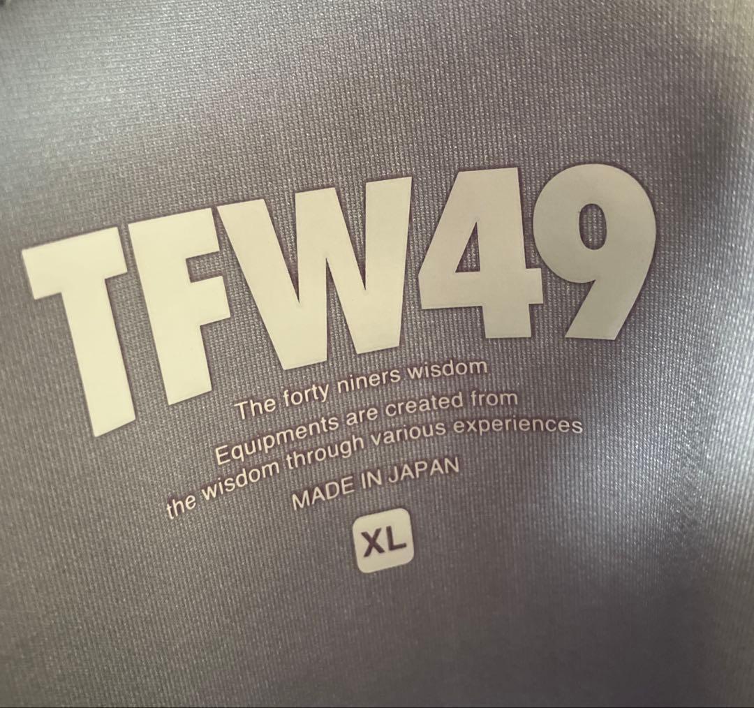 【極美品】TFW49 モックネック 長袖シャツ XL サイドメッシュ 日本製