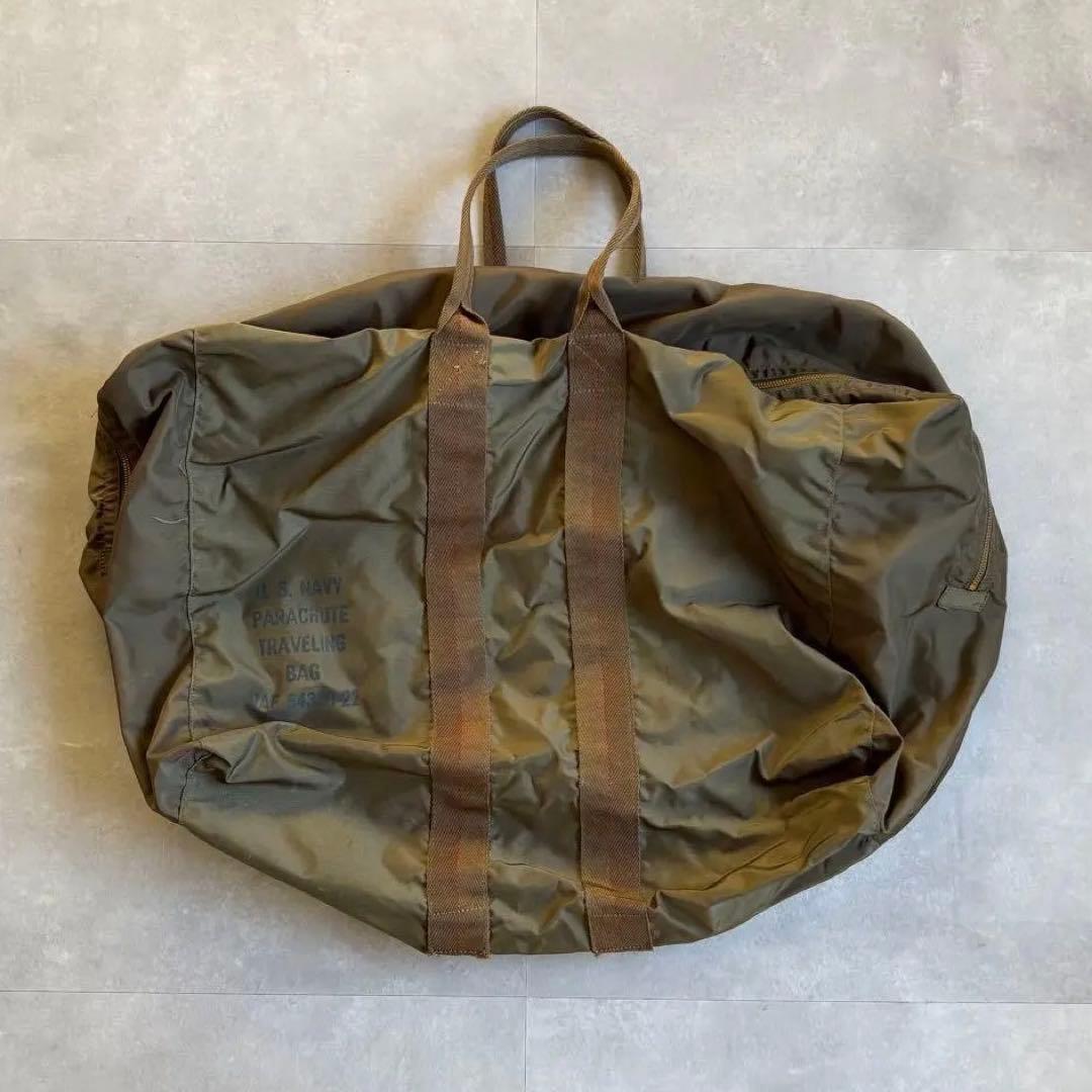 50s 古着 U.S.NAVY パラシュート キット バッグ vintage