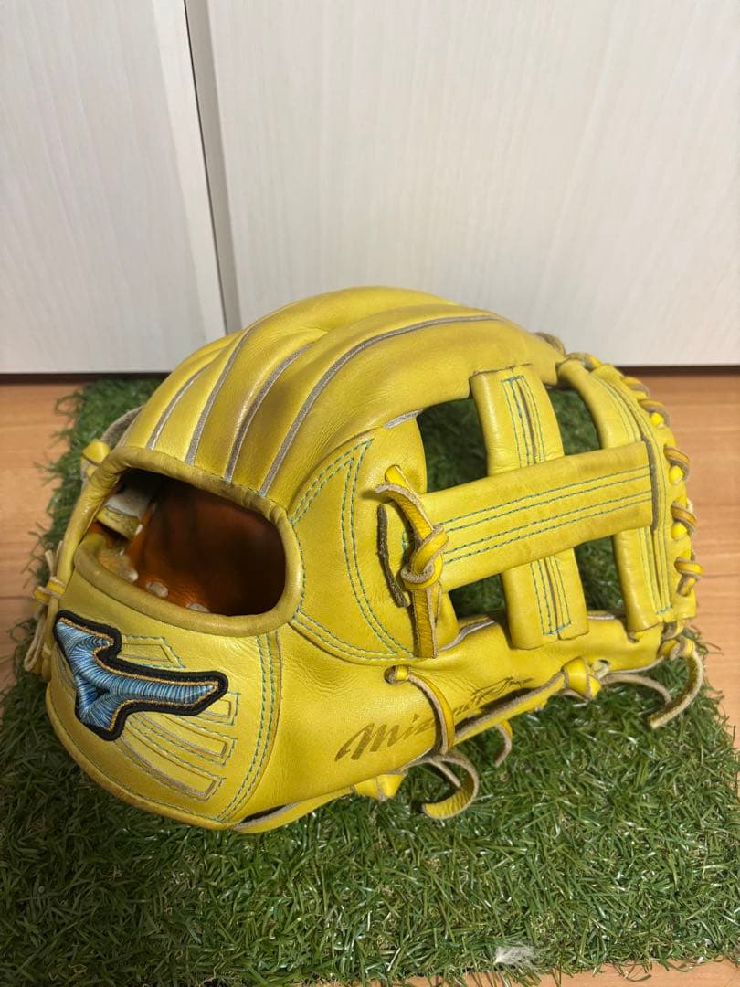硬式用　日本製　波賀ジャパン　ミズノプロ ダイバーシティブルー　内野手　コユニ