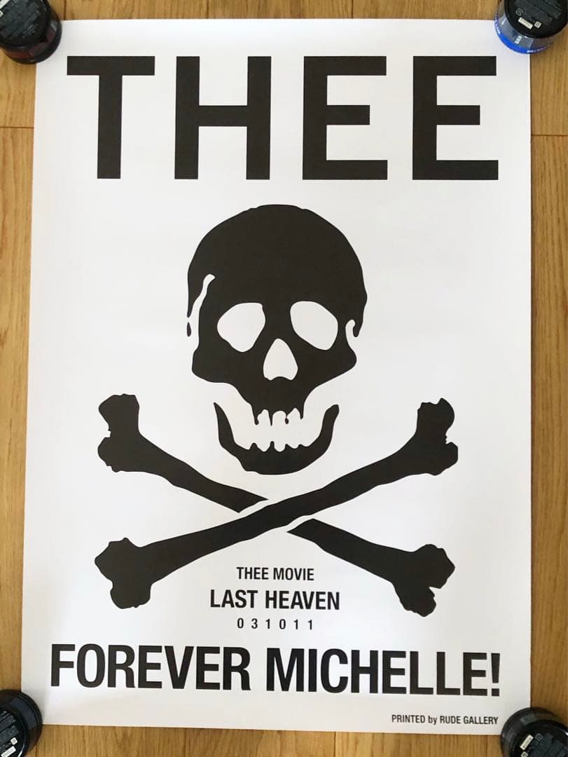 【レア】THEE MICHELLE GUN ELEPHANT ポスター　白