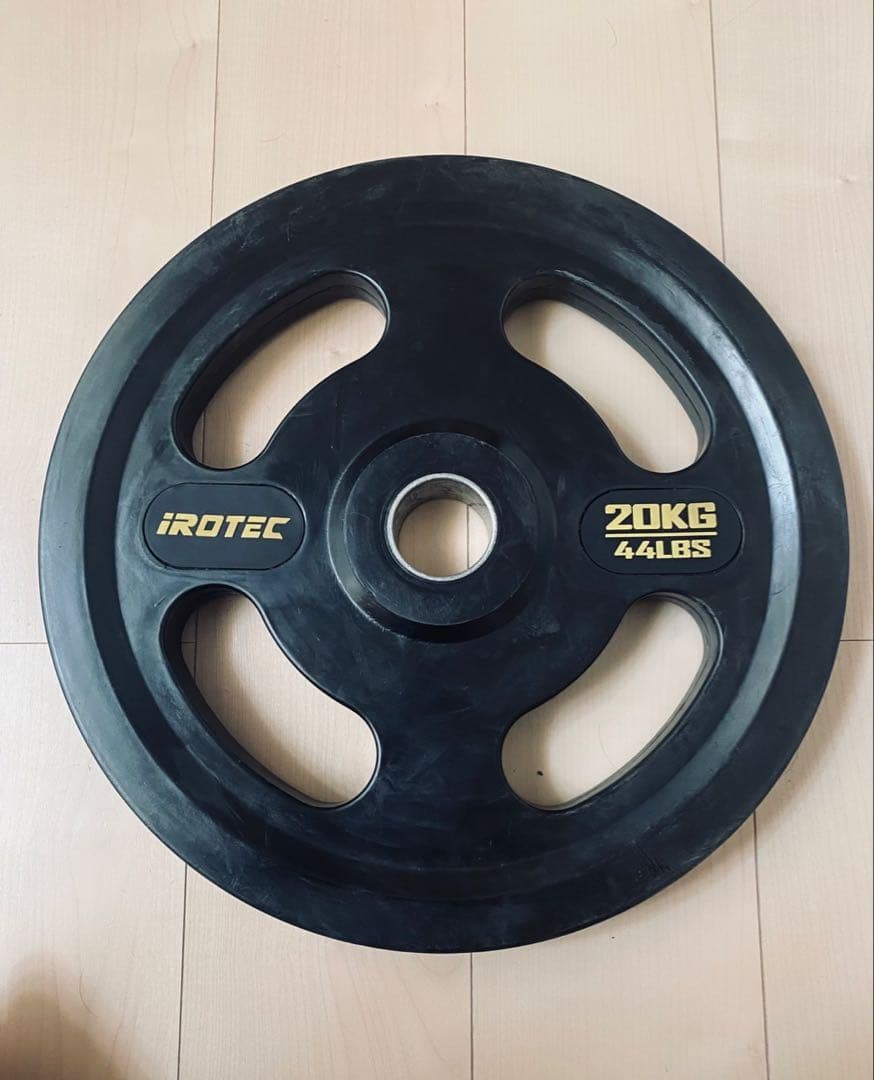 IROTECオリンピックラバープレート20kg セット②
