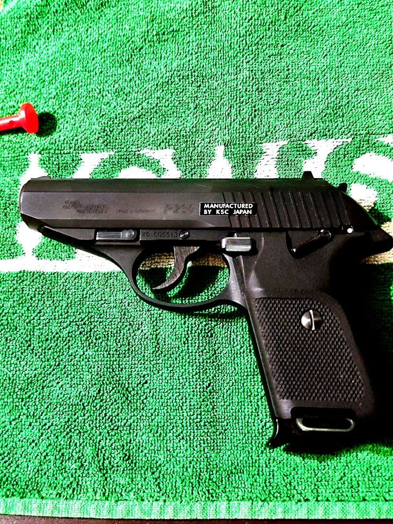 【牛革製ホルスター付き】KSC SIG P230 JP HWガスブローバック
