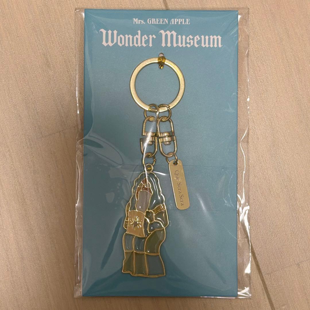 新品未使用 ミセス 展覧会 ステンドグラス キーホルダー ワンダーミュージアム